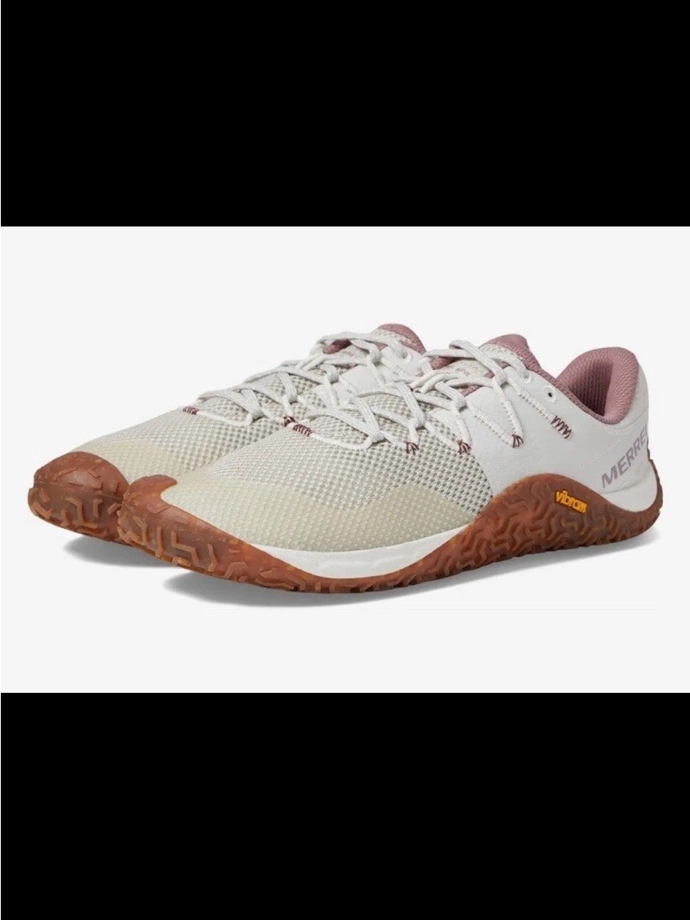 NEW No Box/ Merrell Trail Glove 7 Women's Trail Running Shoe Oyster/Gum Sz 10